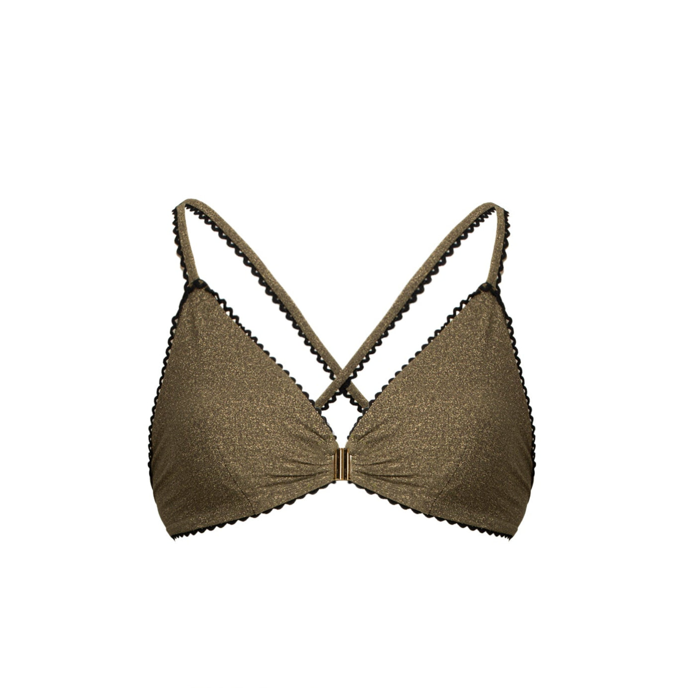 טופ ביקיני טנריף נצנץ זית