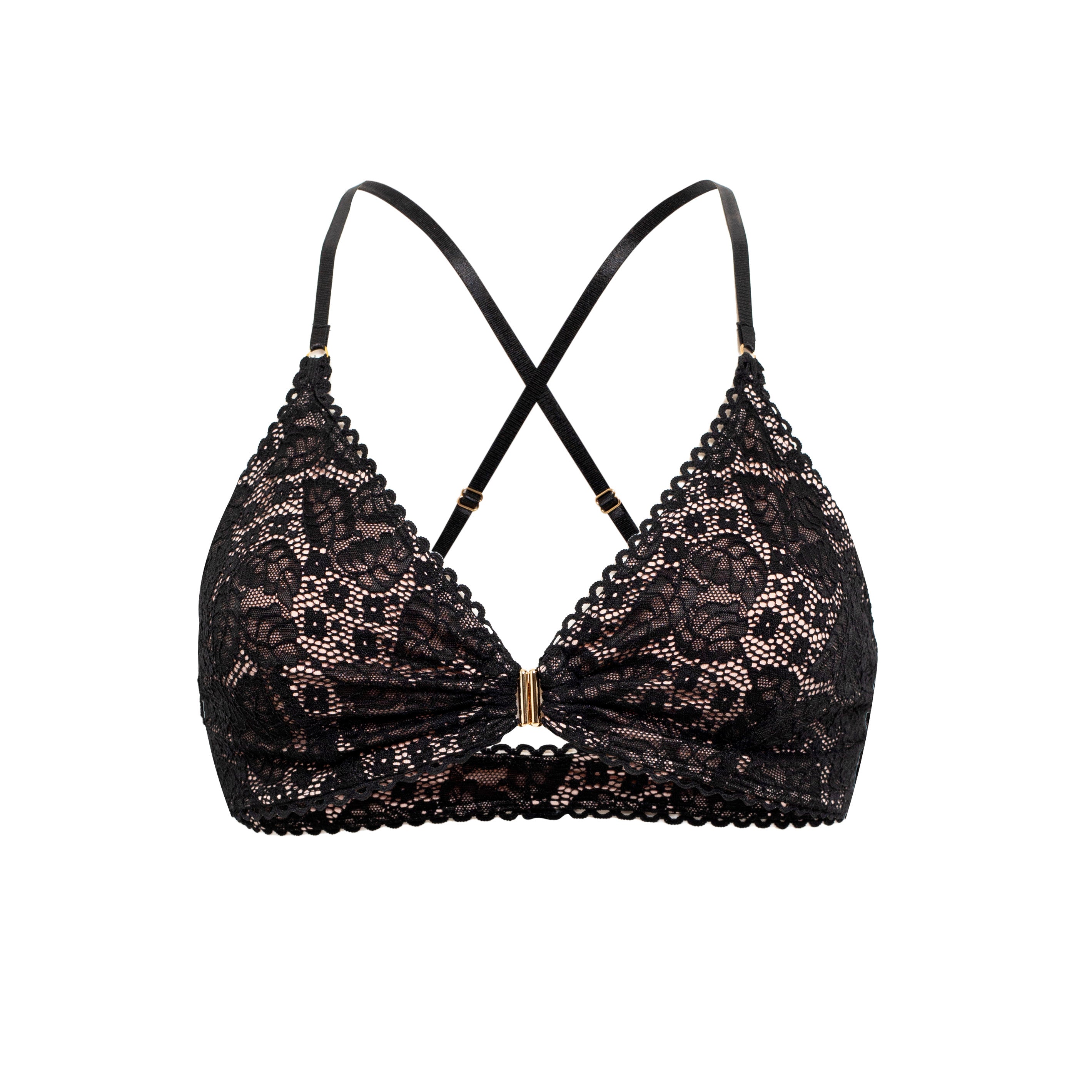 חזיית לילי תחרה ובטנה