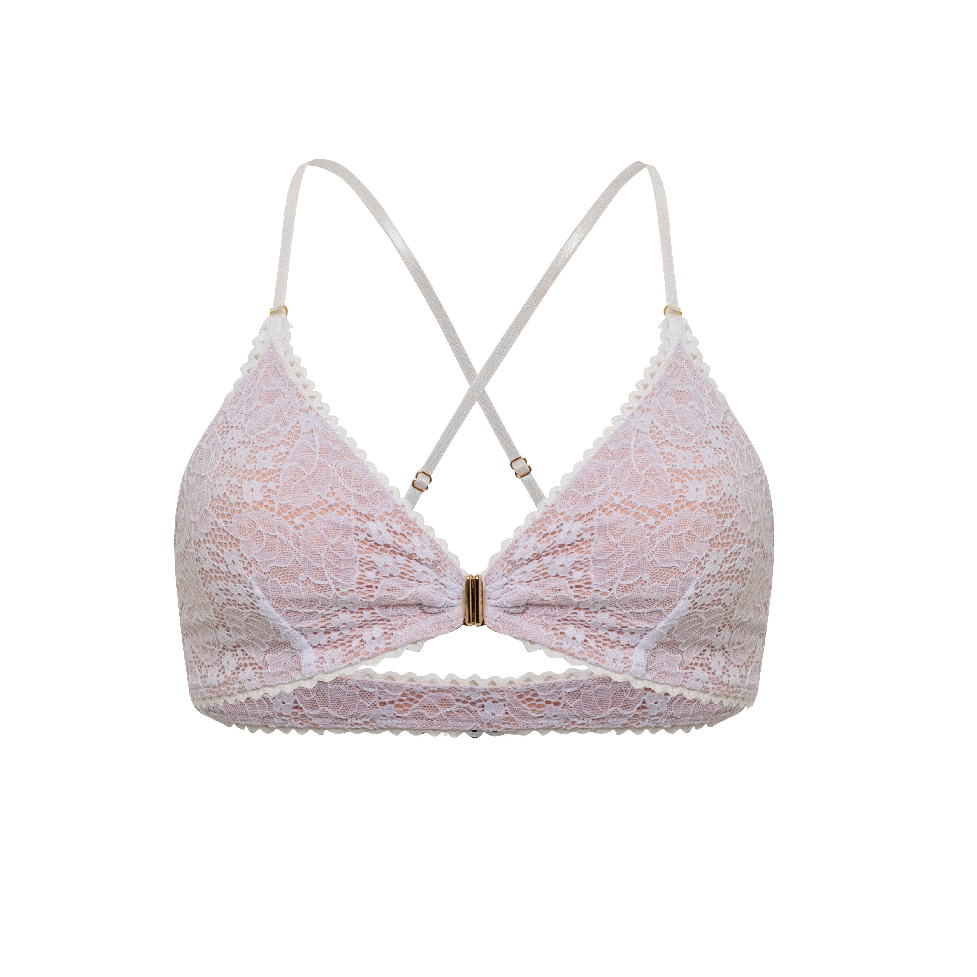 חזיית לילי תחרה ובטנה